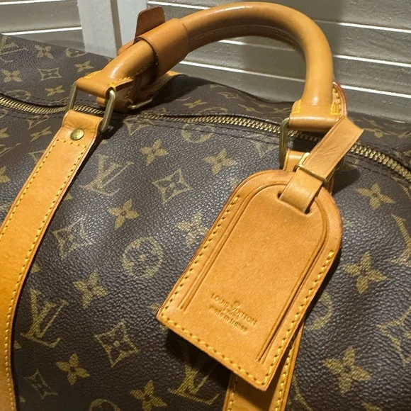 Vintage Louis Vuitton Keepall Bag with Monogram Canvas